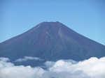 雲海と富士山