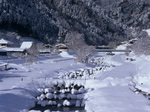 雪景色の小菅川