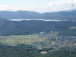 忍野村と山中湖